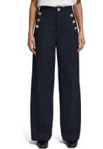 Clothing SCOTCH & SODA THE HANA HIGH-RISE WIDE LEG SAILOR PANT