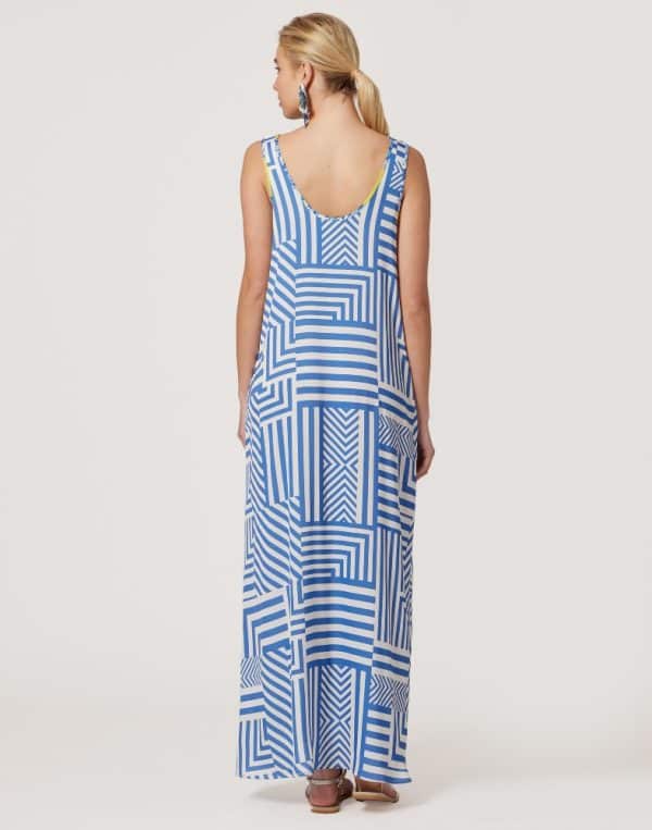 The House Of Angels Sleeveless Printed Maxi Dress