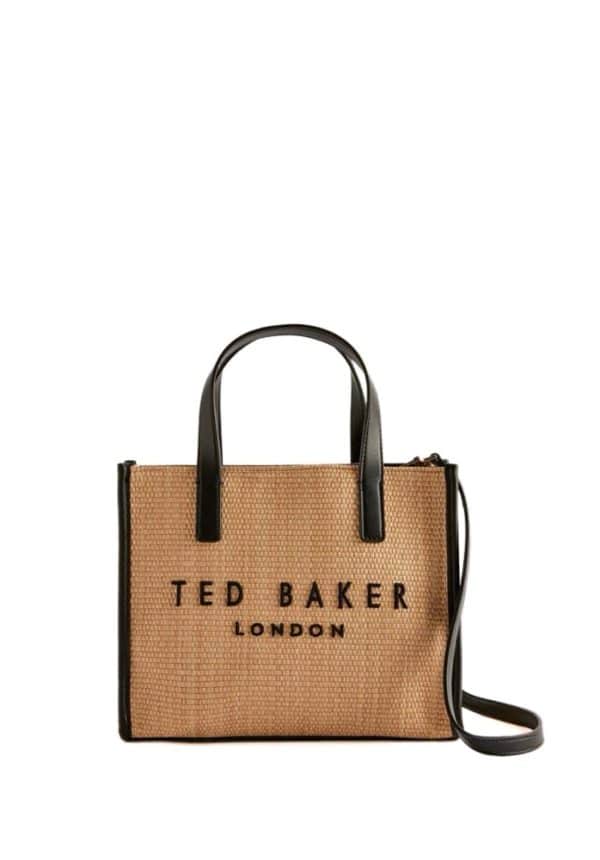 Ted Baker Paolina Raffia Small Icon Bag