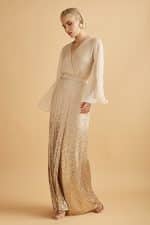 Clothes ANNA SAMOUKA VASILIKI DRESS GOLD