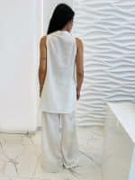 Clothing CKONTOVA SLEEVELESS LINEN SHIRT
