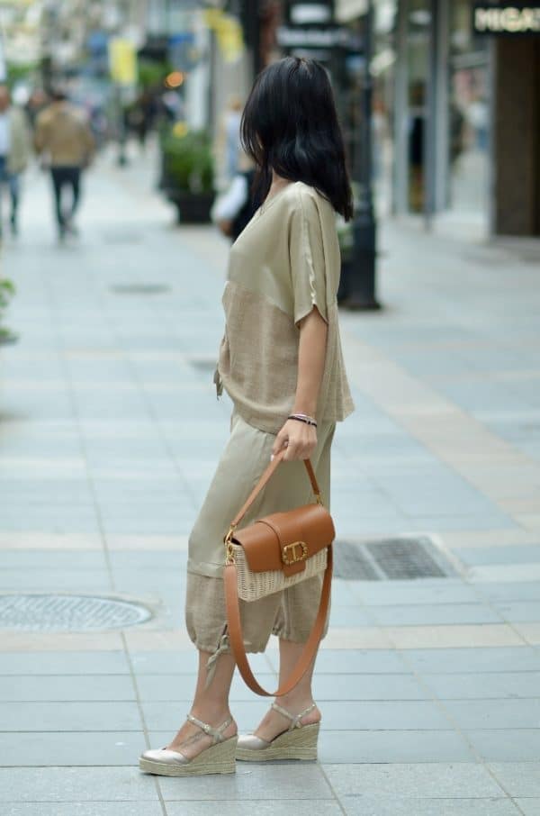 Clothes ATHINA KLO BEIGE DRAPE SET