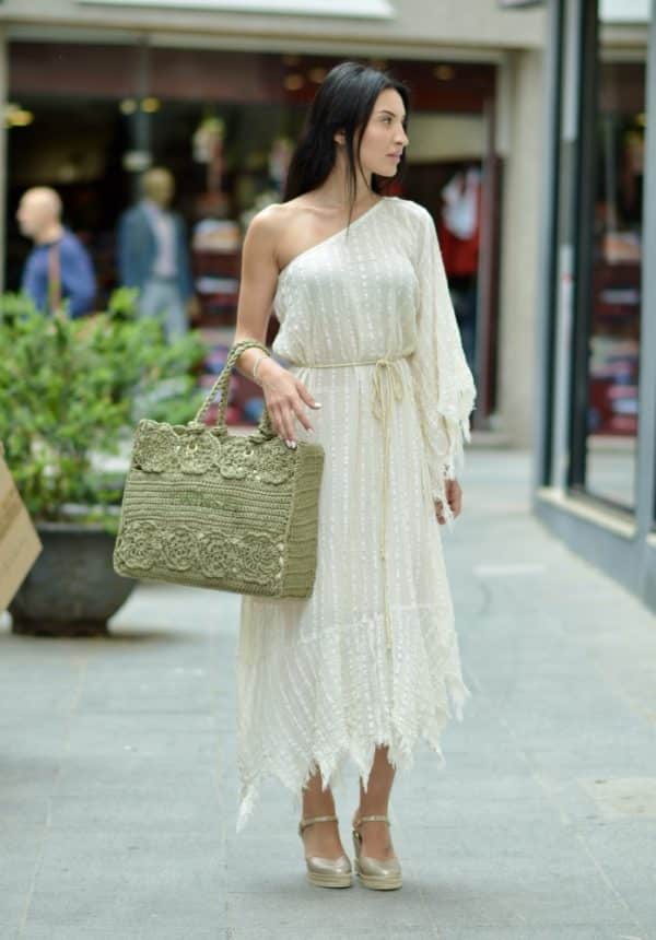 New Collection ATHINA KLO GAZA ONE SHOULDER DRESS