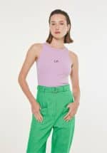 Clothing LOVE + ALICIA EMILY MONOGRAM RIB TOP