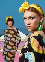 Clothes C MANOLO DRESS WITH PRINTED WATERMELON
