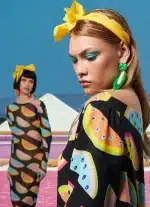Clothes C MANOLO DRESS WITH PRINTED WATERMELON