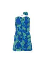 Clothing LOVE + ALICIA MALAYA PRINTED SHEER MINI DRESS