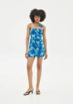 Clothing LOVE + ALICIA MALAYA PRINTED SHEER MINI DRESS