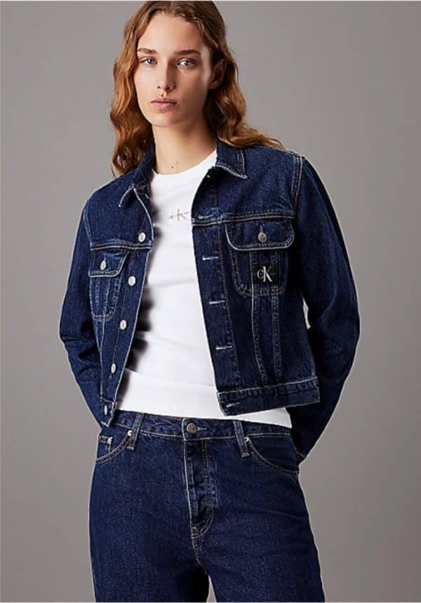 Clothes CALVIN KLEIN JEANS CROPPED 90s DENIM JACKET