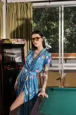 Clothes 275Th ATHENS BLUE LIBRA DRESS