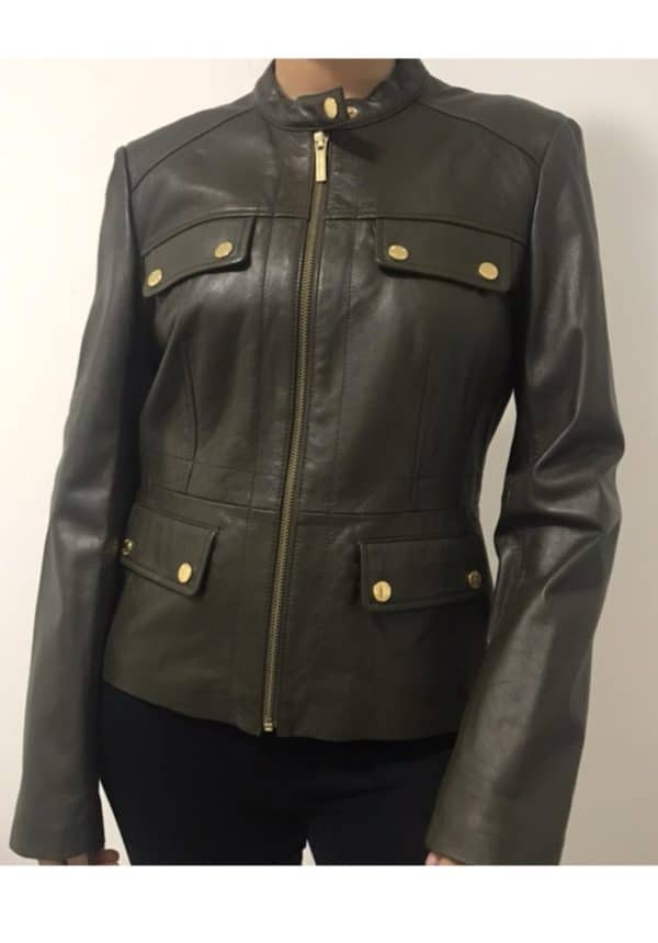 WINTER SALES MICHAEL KORS LEATHER JACKET