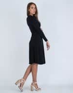 Sales MICHAEL KORS WRAP AROUND DRESS WITH LONG SLEEVES