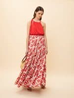 Clothes WE ARE HALTERNECK JERSEY BODYSUIT RED