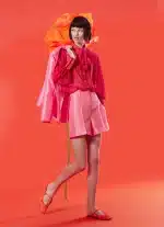 Clothing C MANOLO SPOTTED SHIRT WITH TIE