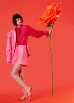 Clothing C MANOLO SPOTTED SHIRT WITH TIE