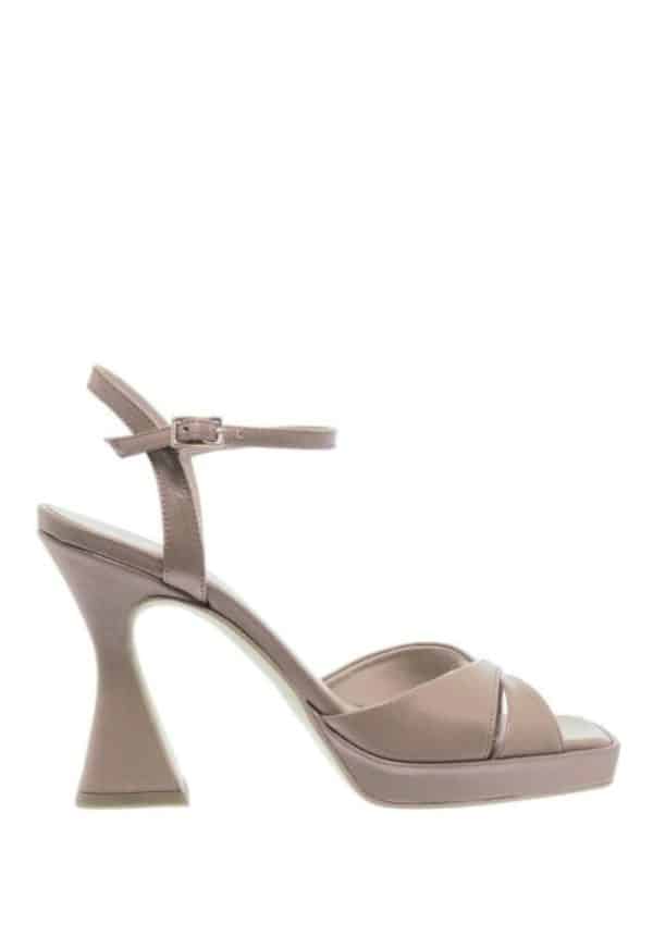 Pumps MOURTZI NUDE LEATHER SANDALS