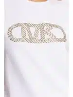 Clothing MICHAEL KORS GROMMETED EMPIRE LOGO ORGANIC COTTON T-SHIRT