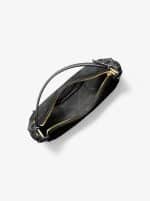 Bags MICHAEL KORS PRESTON SMALL SUEDE CRESCENT SHOULDER BAG