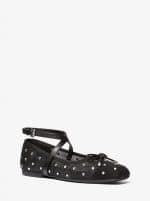 Flats MICHAEL KORS COLLETTE EMBELLISHED MESH BALLET FLAT