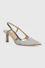 Pumps MICHAEL KORS SILVER ALORA MID SLINGBACK PUMP