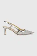 Pumps MICHAEL KORS SILVER ALORA MID SLINGBACK PUMP