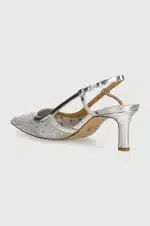 Pumps MICHAEL KORS SILVER ALORA MID SLINGBACK PUMP