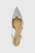 Pumps MICHAEL KORS SILVER ALORA MID SLINGBACK PUMP