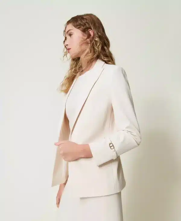 Clothing TWINSET BLAZER WITH OVAL STRAPS