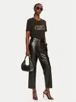Clothing MICHAEL KORS BLACK LOGO T-SHIRT