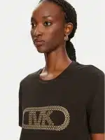 Clothing MICHAEL KORS BLACK LOGO T-SHIRT