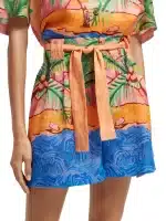 Clothing SCOTCH & SODA HIGH RISE CASUAL PRINTED SHORT