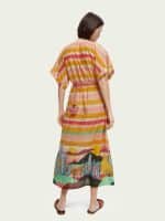 Clothing SCOTCH & SODA PRINTED ORGANIC COTTON BEACH KAFTAN