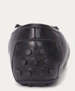 Flats LAUREN RALPH LAUREN JAYNA PEBBLED LEATHER DRIVER FLAT