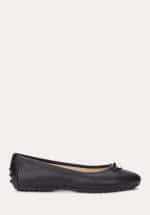 Flats LAUREN RALPH LAUREN JAYNA PEBBLED LEATHER DRIVER FLAT