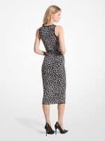 Clothing MICHAEL KORS LEOPARD JACQUARD KNIT DRESS