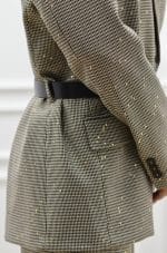 Clothing VICOLO CHECKERED SUIT WITH SEQUINS