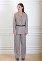 Clothing VICOLO CHECKERED SUIT WITH SEQUINS