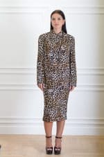 Clothes ELISABETTA FRANCHI DOUBLE BREASTED ANIMALIER CRÊPE JACKET