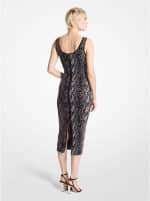 Clothing MICHAEL KORS SNAKE PRINT JACQUARD DRESS