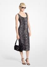 Clothing MICHAEL KORS SNAKE PRINT JACQUARD DRESS