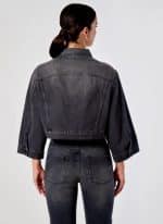 Clothing VICOLO JEANS JACKET WITH JEWEL BUTTON DETAIL