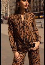 Clothing NEMA JANAN ANIMAL PRINT SHIRT