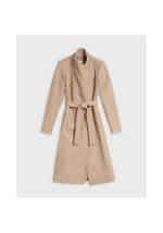 Clothing TED BAKER ROSE MIDI WOOL WRAP COAT WITH SHOULDER PANELS