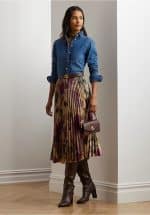 Clothing LAUREN RALPH LAUREN SUZU KNEE A LINE SKIRT