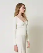 Clothes TWINSET FITTED JUMPER WITH OVAL T LOGO