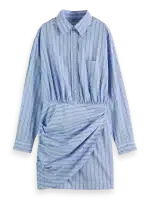 Clothing SCOTCH & SODA MINI POPLIN WRAP DRESS