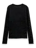 Clothing SCOTCH & SODA BURN OUT AOP LONG SLEEVE TSHIRT
