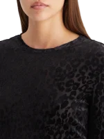 Clothing SCOTCH & SODA BURN OUT AOP LONG SLEEVE TSHIRT