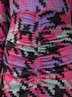 Clothes WE ARE RUCHED JERSEY DRESS PIED-DE-POULE