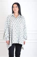 Clothing AVANT GARDE LIGHT GREY RELAXED SHIRT